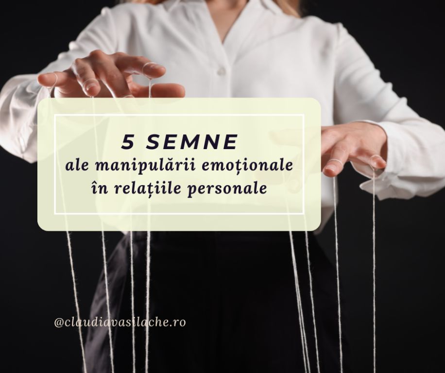 semne ale manipulării emoționale